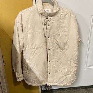 Women's Cream Puffer Jacket